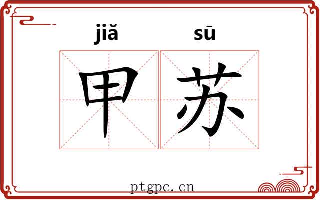 甲苏