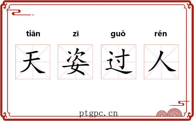 天姿过人 天姿过人