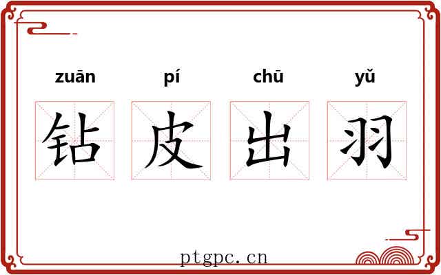 钻皮出羽 钻皮出羽