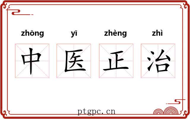 中医正治