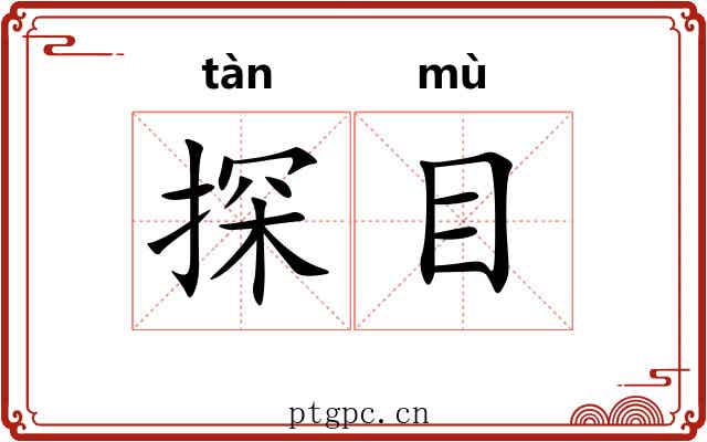 探目