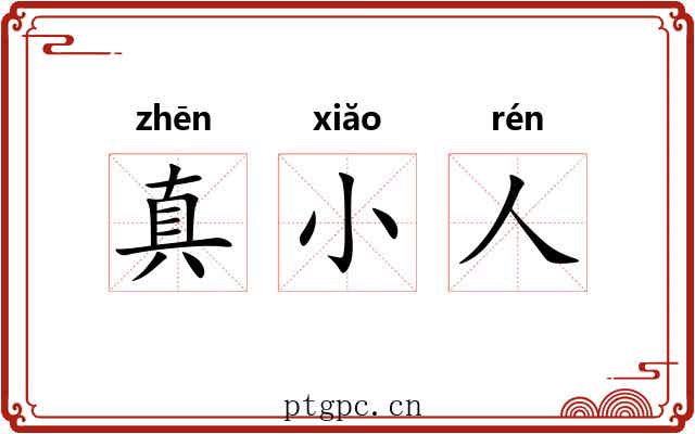 真小人