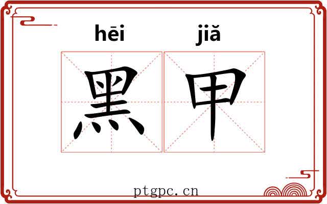 黑甲