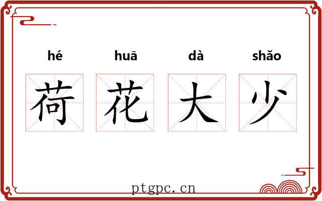 荷花大少