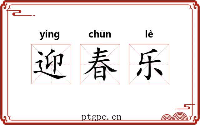 迎春乐 迎春乐