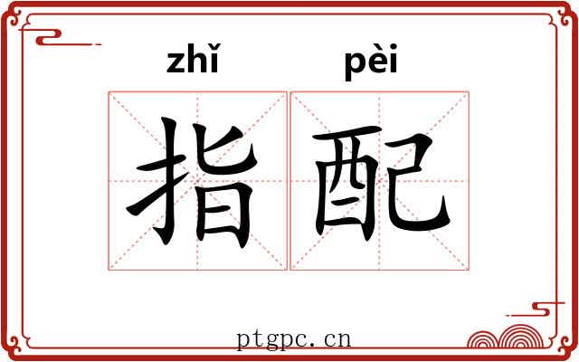 指配