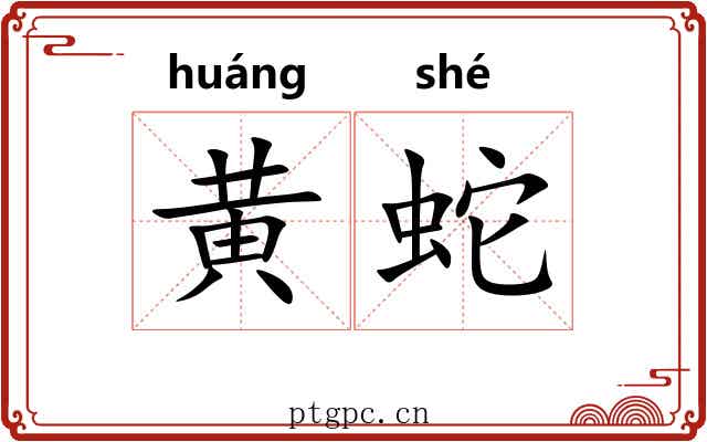 黄蛇