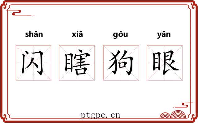 闪瞎狗眼
