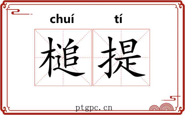 槌提