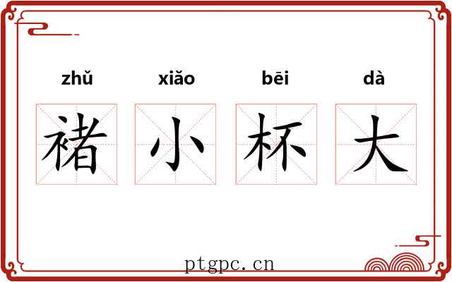 褚小杯大