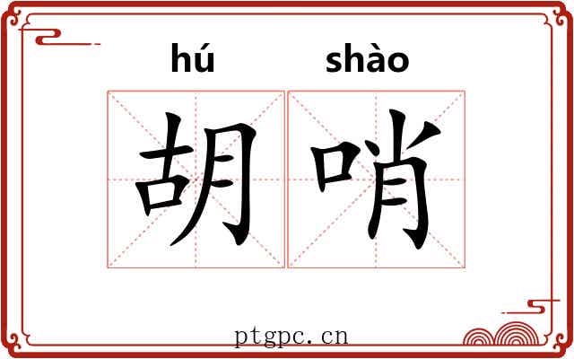 胡哨 胡哨