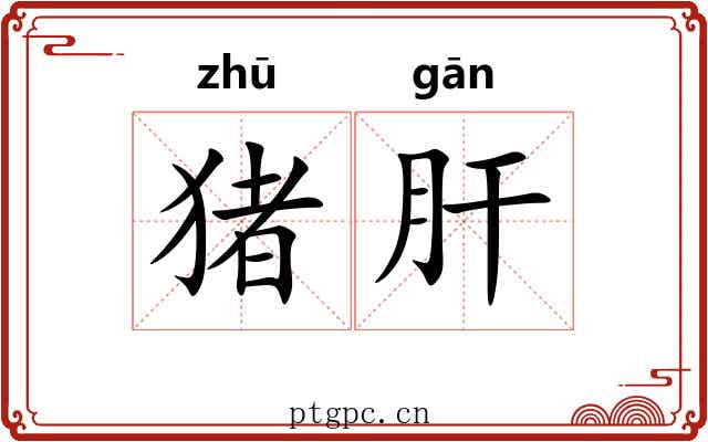 猪肝 猪肝