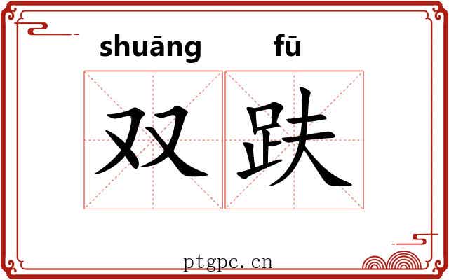 双趺