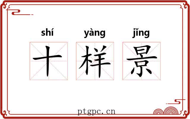 十样景