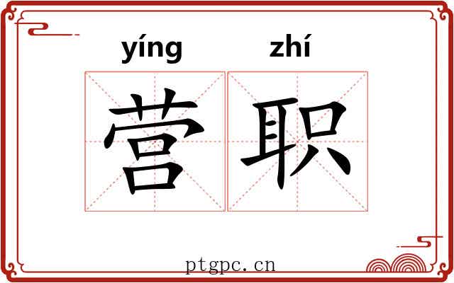 营职 营职