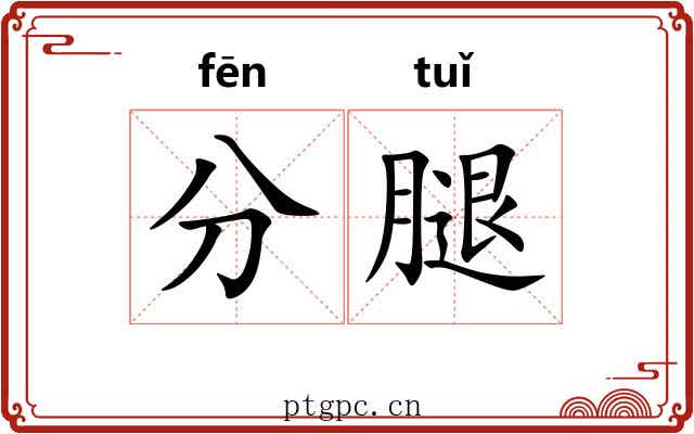 分腿