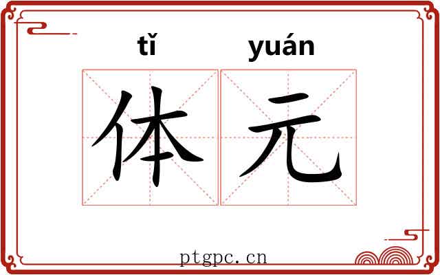 体元
