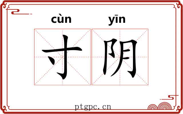 寸阴