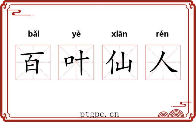 百叶仙人