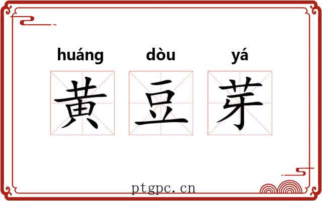 黄豆芽 黄豆芽