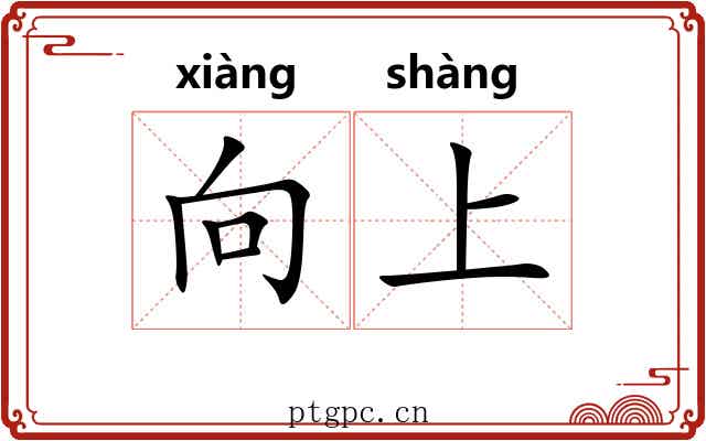 向上
