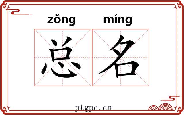 总名 总名