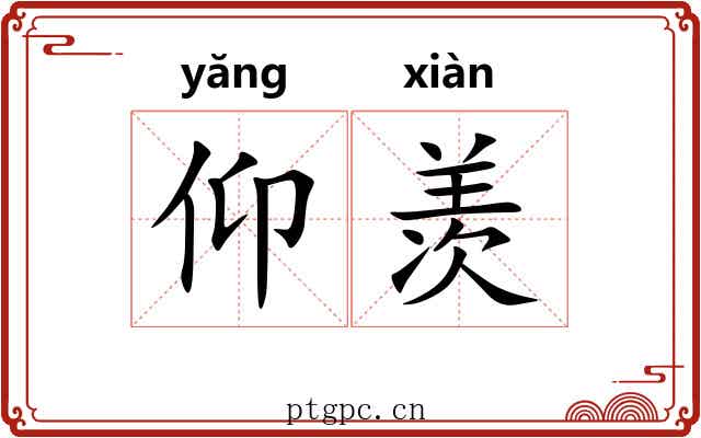 仰羡