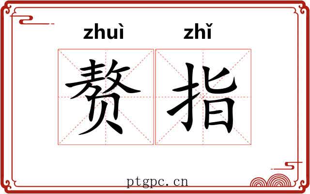 赘指