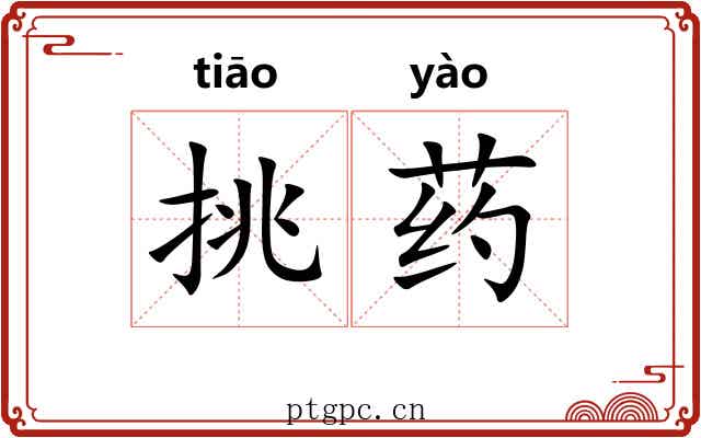 挑药