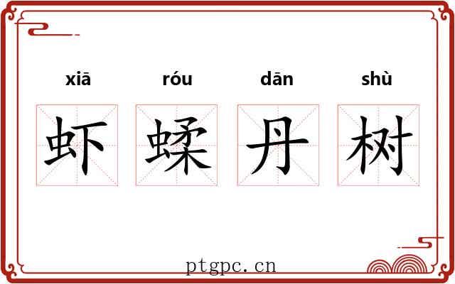 虾蝚丹树