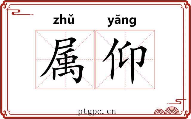 属仰 属仰