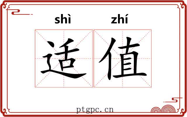 适值 适值