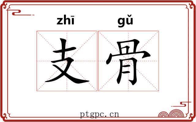 支骨