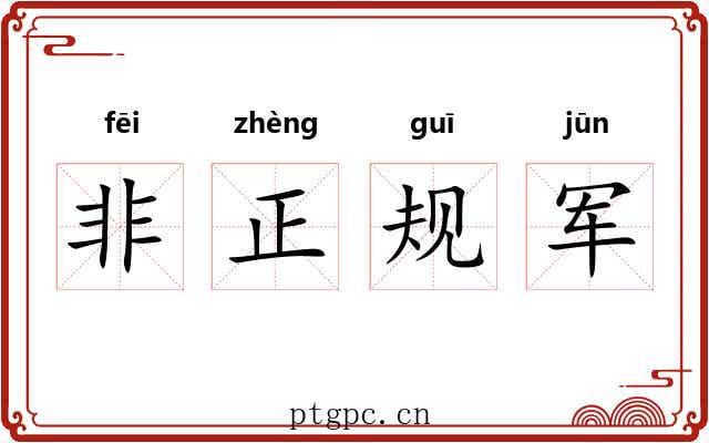 非正规军 非正规军
