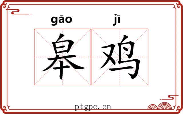 皋鸡