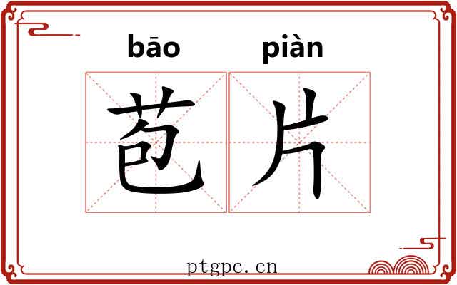 苞片