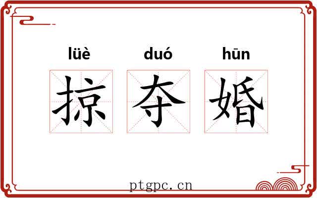 掠夺婚 掠夺婚