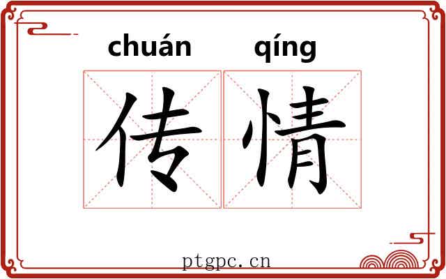 传情