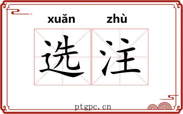 选注