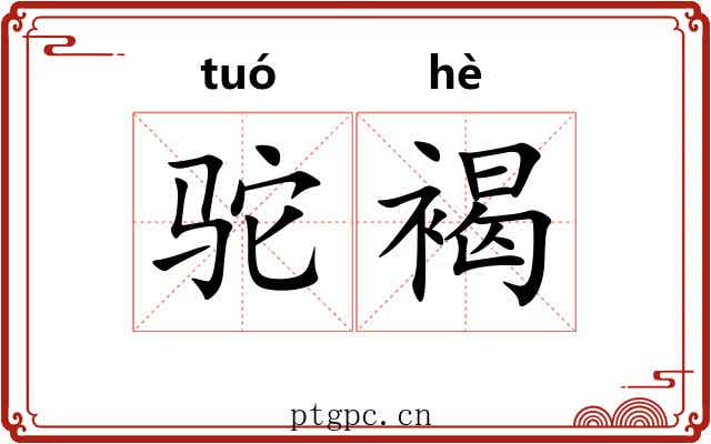 驼褐