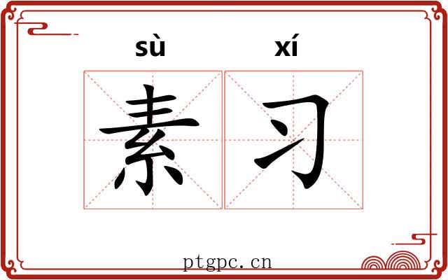 素习