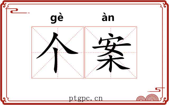 个案