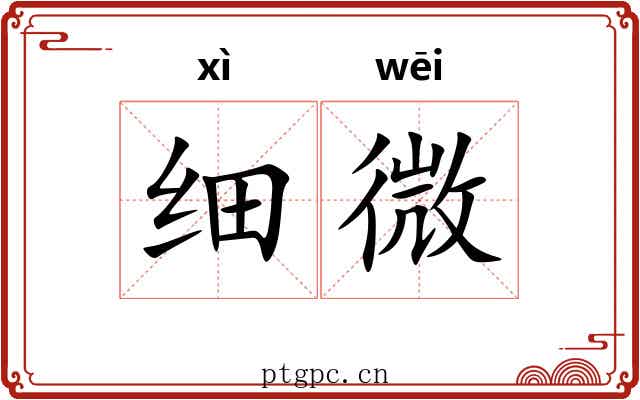 细微