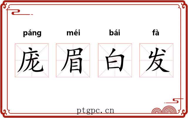 庞眉白发 庞眉白发