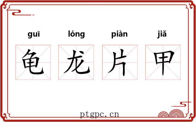 龟龙片甲 龟龙片甲