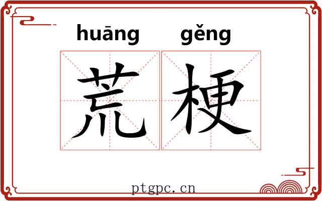 荒梗 荒梗