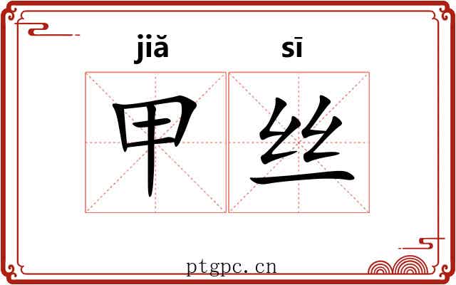 甲丝