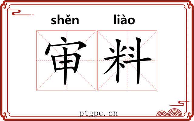 审料