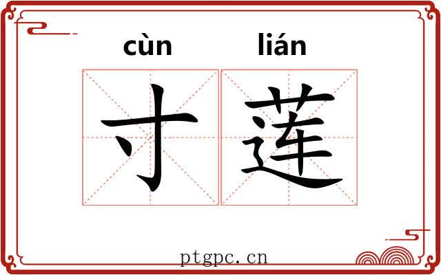 寸莲