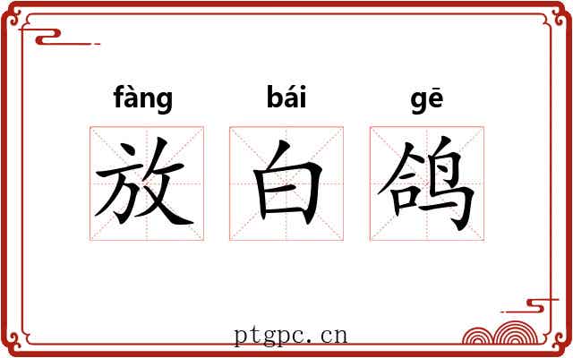 放白鸽 放白鸽